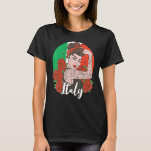 T-shirt Italienne femme Italie fille