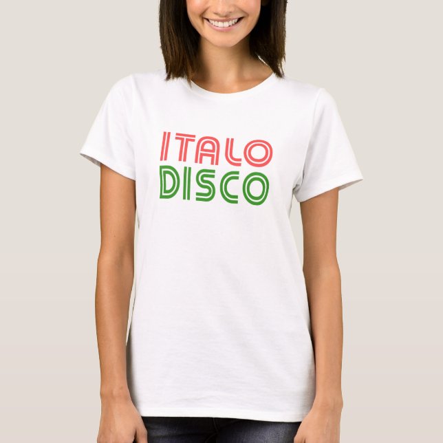 T-shirt Italo Disco (Devant)