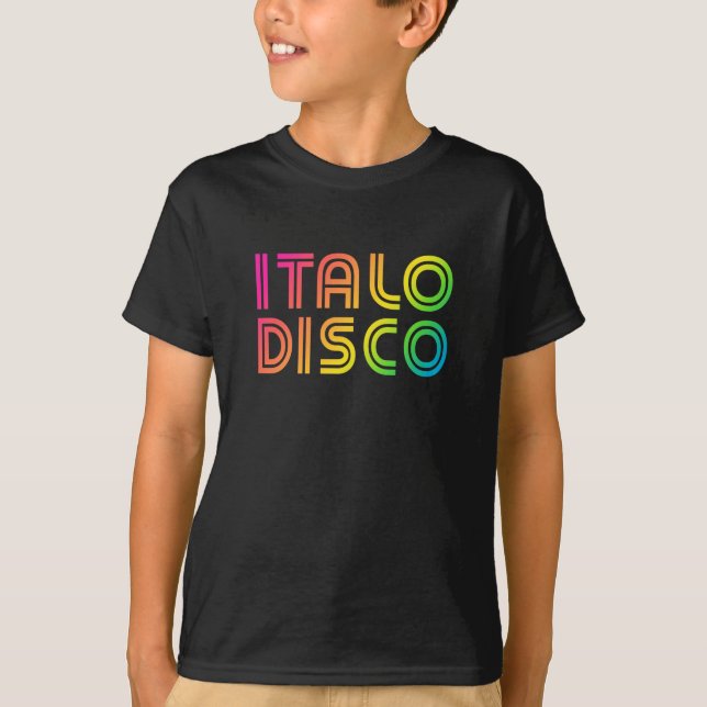 T-shirt Italo Disco (Devant)