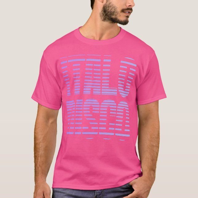 T-shirt Italo Disco (Devant)