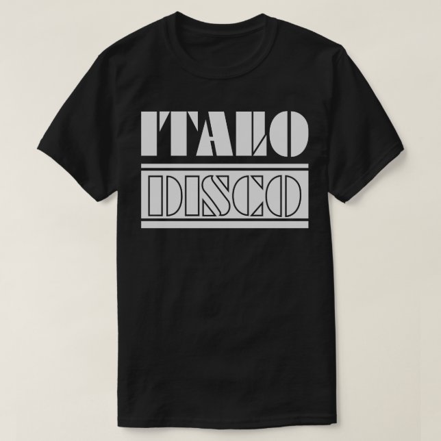 T-shirt ITALO DISCO 90s Musique (Design devant)