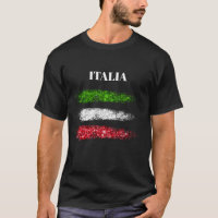 *~* ITALY ITALIA ITALIAN Simple Abstract Flag MAN