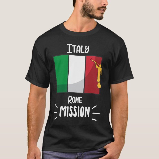 T-shirt Italy Rome Mormon LDS Mission Missionary (Devant)