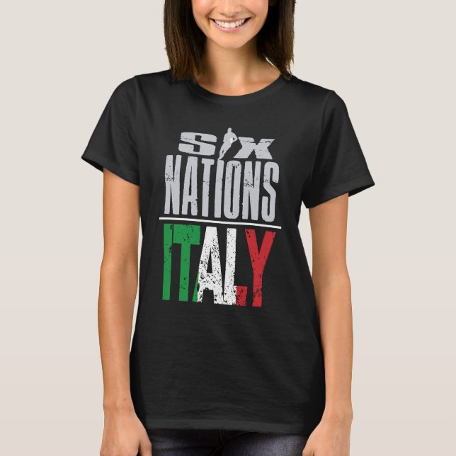 T-shirt Italy Rugby Fan Player Coach and Rugby Supporter (Devant)