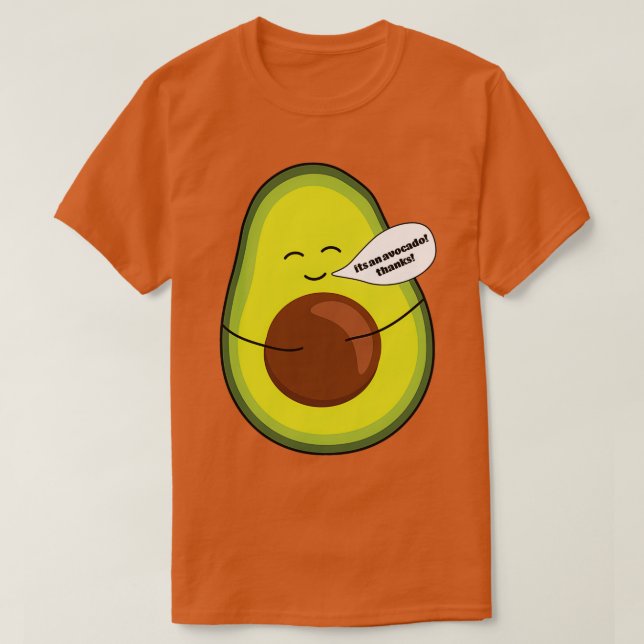 T-shirt Itamp39s Un Avocado remercie Vine 2 (Design devant)