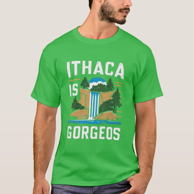 T-shirt ithaca est gorges  (Devant)