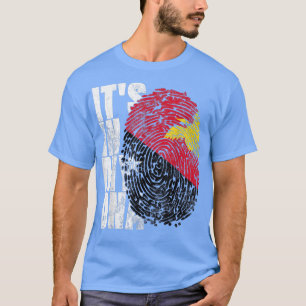 T-shirt It'in My DNA Papua New Guinea Print Papua New Gu