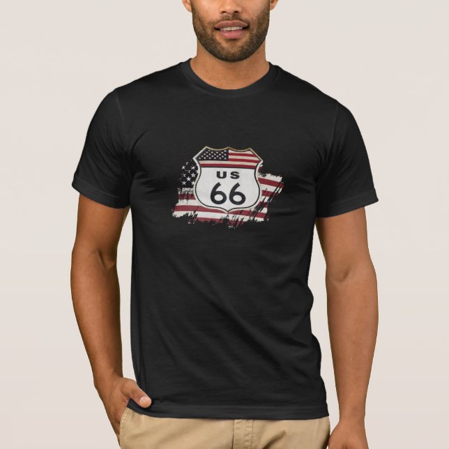 T-shirt Itinéraire 66 (Devant)