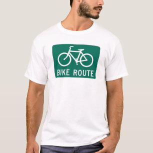 T-shirt Itinéraire de vélo