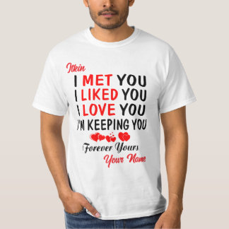 T-shirt Itkin je vous ai rencontré comme vous m'aimez