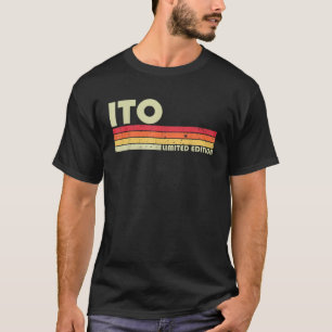 T-shirt Ito Nom Famille Correspondante Gag Neta Uke Cible