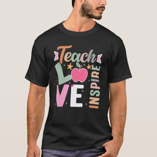 T-shirt its a beautiful teacher day for learning teach ins (Devant)