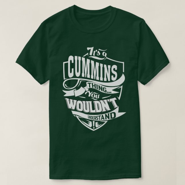 T-shirt Its a CUMMINS Thing Gifts Premium  (Design devant)
