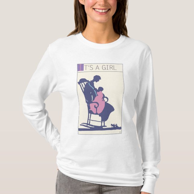 T-shirt <It's a Girl> par Steve Collier (Devant)