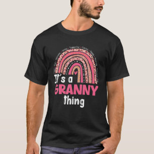 T-shirt It's A Granny Things Loving Caring Rainbow Cute Mo
