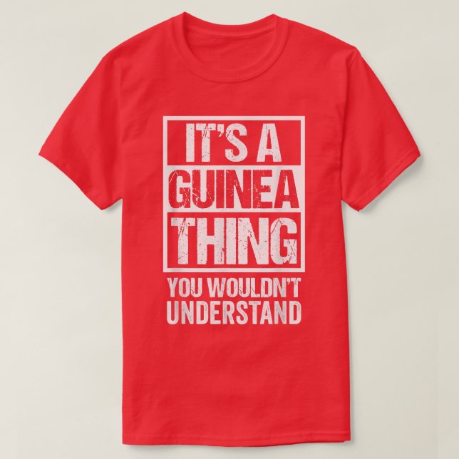 T-shirt It's A Guinée (Design devant)