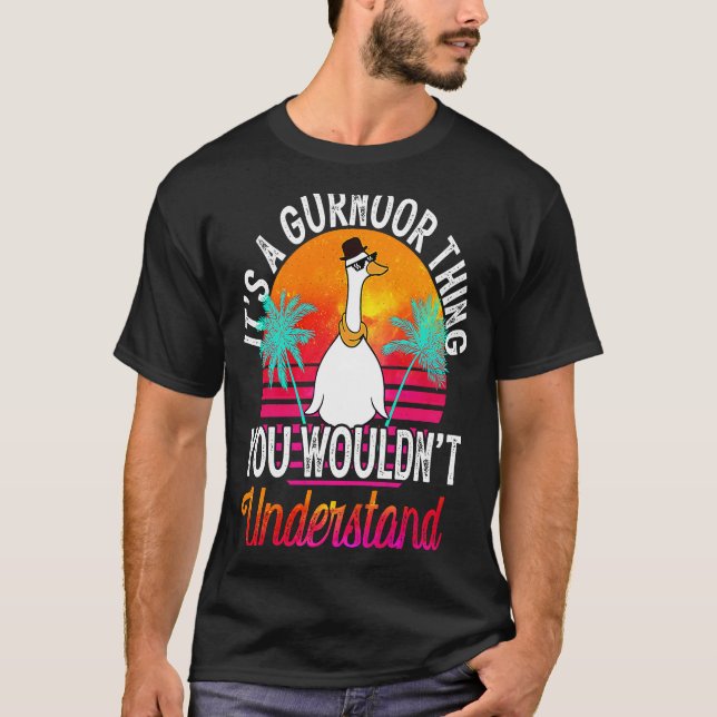 T-shirt It's A Gurnoor Thing You Wouldn't Understand  Gurn (Devant)