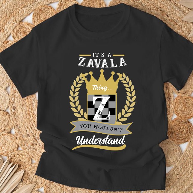 T-shirt "It's A Zavala Thing" T-Shirt, Personalized Family (Créateur téléchargé)