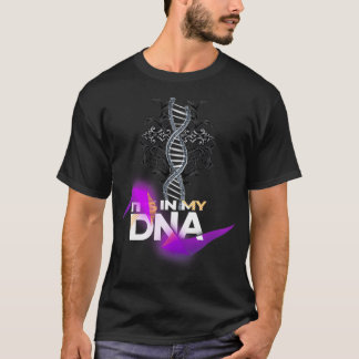 T-shirt It's In My DNA Christian Religious Faith Cross Gif