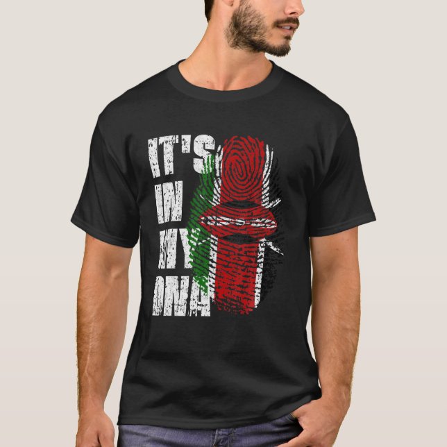 T-shirt IT's IN MY DNA Kenya Flag Kenyan (Devant)