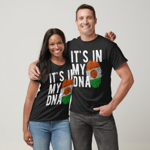 T-shirt It's in my DNA Niger Flag Fingerprints