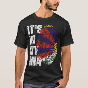 T-shirt IT'S IN MY DNA Tibet Flag Boy Girl Gift