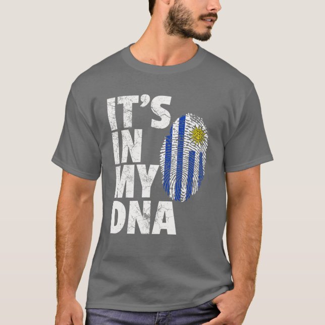 T-shirt IT's IN MY DNA Uruguay Flag officiel du poison Co (Devant)