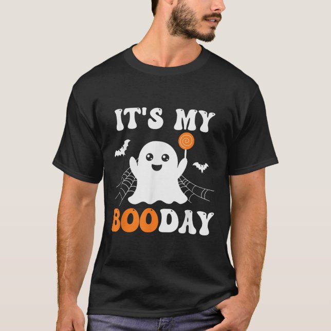 T-shirt It's My Booday Ghost Birthday  (Devant)