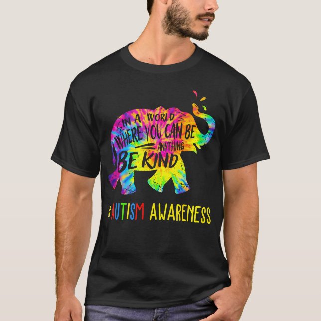 T-shirt It's Okay To Be Different Elephant Autism (Devant)