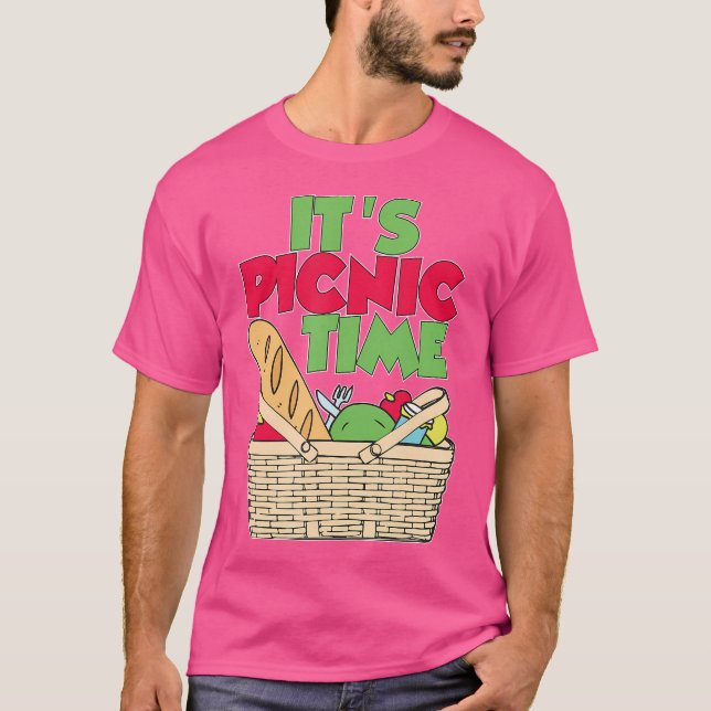 T-shirt It'S Picnic Time Family Trip Summer Vacation Campi (Devant)