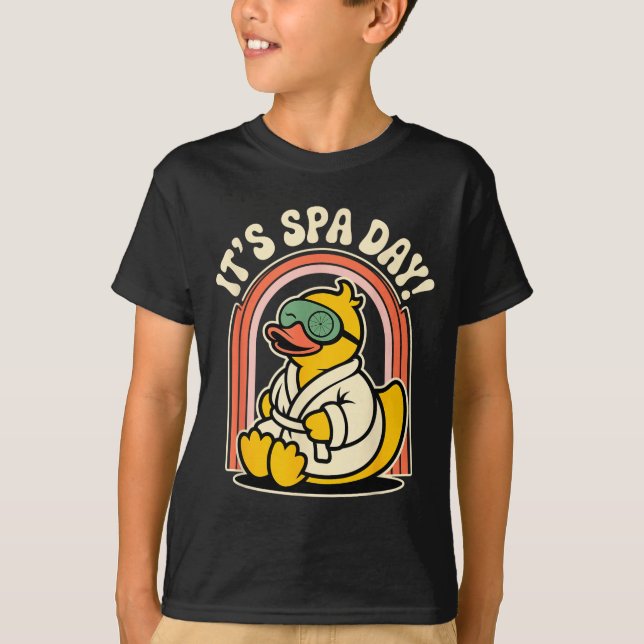 T-shirt Its Spa Day Wellness Retreat Relax Beauty Home Spa (Devant)