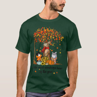 T-shirt Its The Most Wonderful Time Of The Year Family Cat