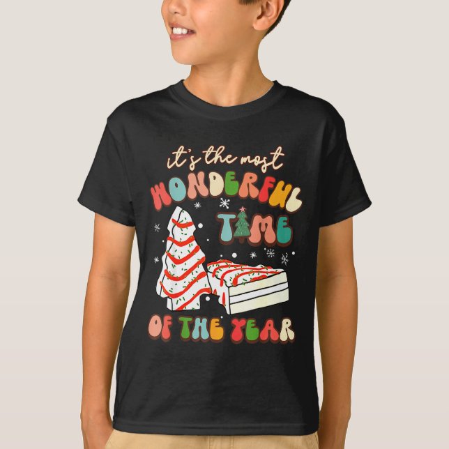 T-shirt It's The Most Wonderful Time Of The Year Tree Cake (Devant)