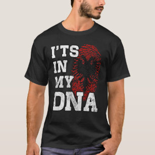 T-shirt Itu2019s Dans Mon ADN Empreinte D'Empreinte Albana