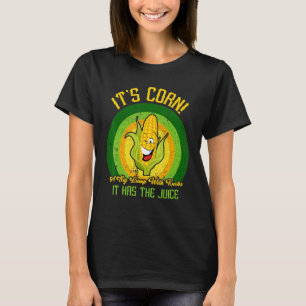 T-shirt Itu2019s Grosse Lump De Maïs Avec Des Boutons Il A