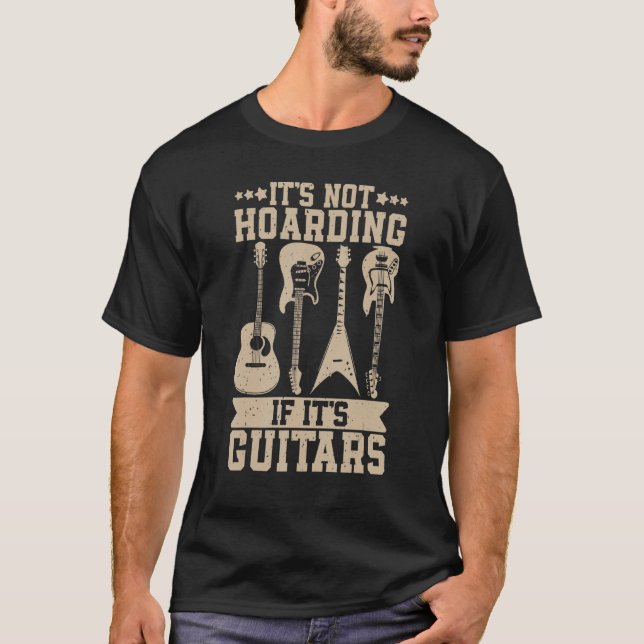 T-shirt Itu2019s Pas d'hébergement Si Itu2019s Guitares Mu (Devant)