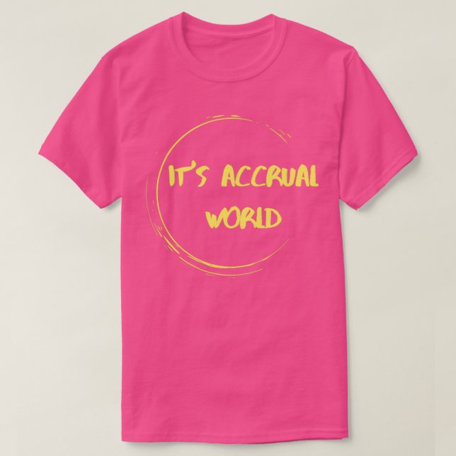 T-shirt Itx27s comptabilité d'exercice 26 (Design devant)