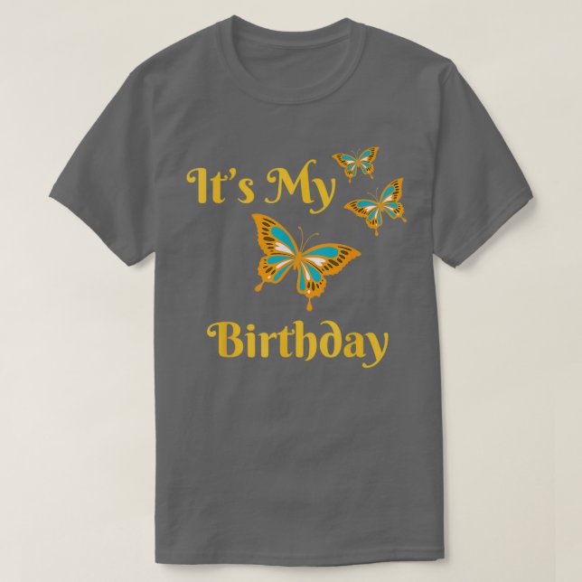T-shirt Itx27s Mon anniversaire (Design devant)