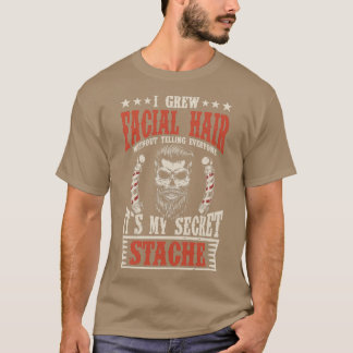 T-shirt Itx27s mon cachet secret Design pour une Moustache