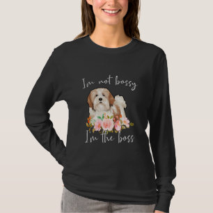 T-shirt Iu2019m Pas Bossy Iu2019m Le Boss Lhasa Apso