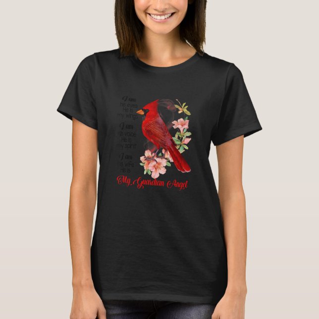 T-shirt Iu2019m Sa Femme Il Est Mon Mari Ange Gardien M (Devant)