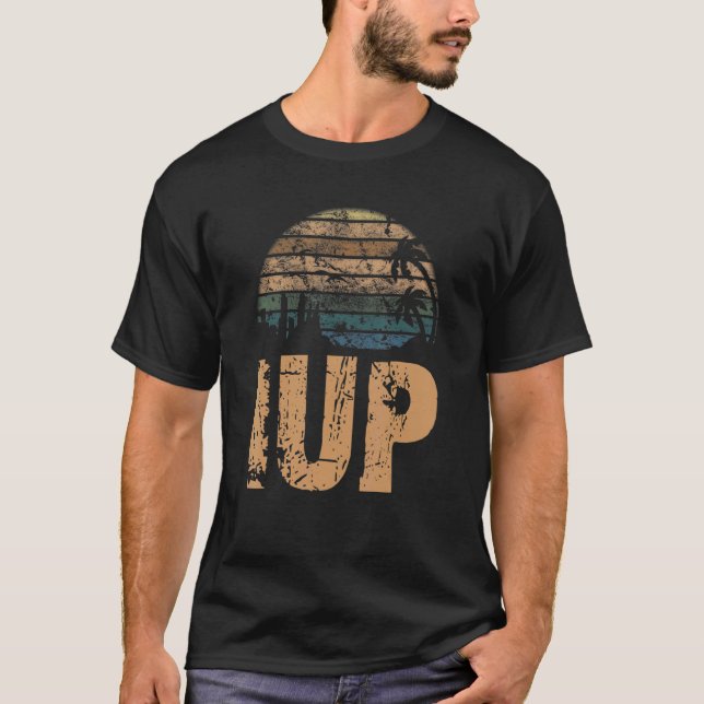 T-shirt IUP Vintage Sunset College (Devant)