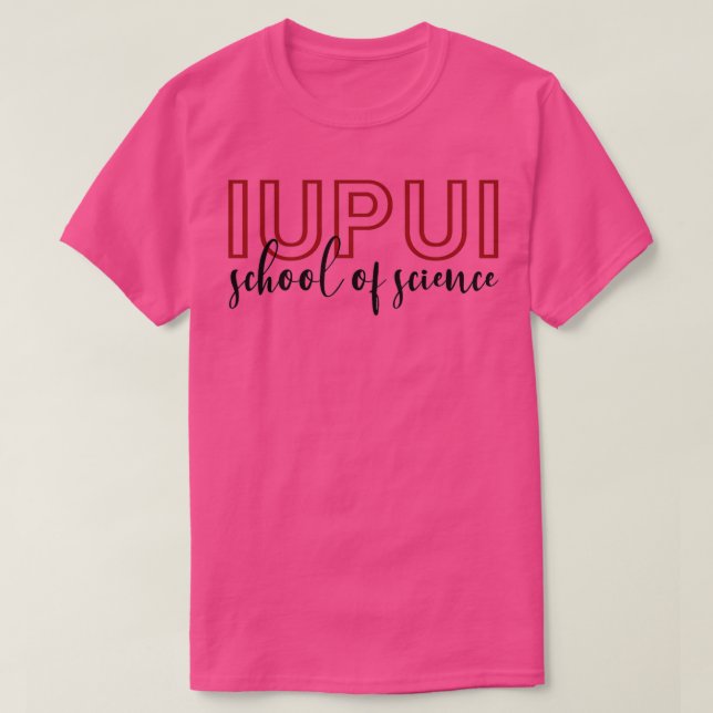 T-shirt iupui school of science (Design devant)