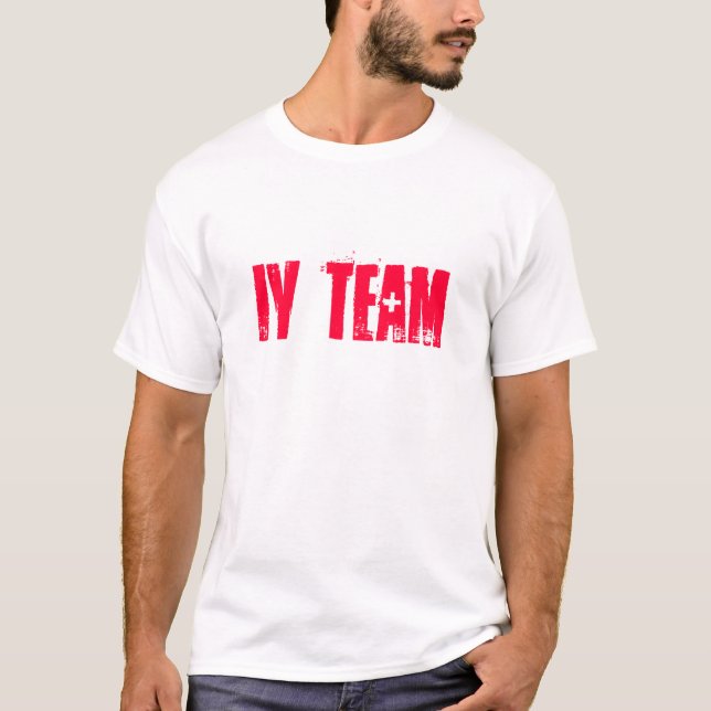 T-shirt IV ÉQUIPE - ajoutez votre nom à l'arrière (Devant)