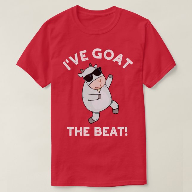 T-shirt Ive Chèvre Le Beat Funny Animal Pun 1 (Design devant)