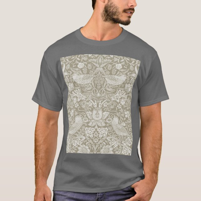 T-shirt Ivory, Thief fraise, William Morris (Devant)