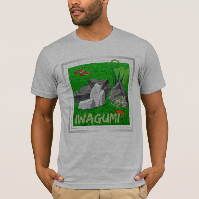 T-shirt Iwagumi - glass box art (Devant)