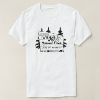 T-shirt Iwishabish Woods National Forest Land T shirt