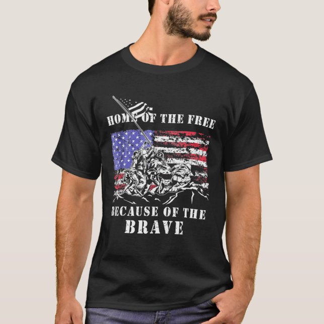 T-shirt Iwo Jima Jour commémoratif des vétérans 2ÈME GUERR (Devant)