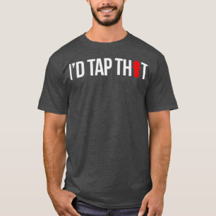 T-shirt Ix27D Appuyez Sur Ce Pompier Drôle